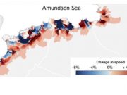 First evidence that Antarcticas thinning ice shelves are causing more ice to move from the land into the sea