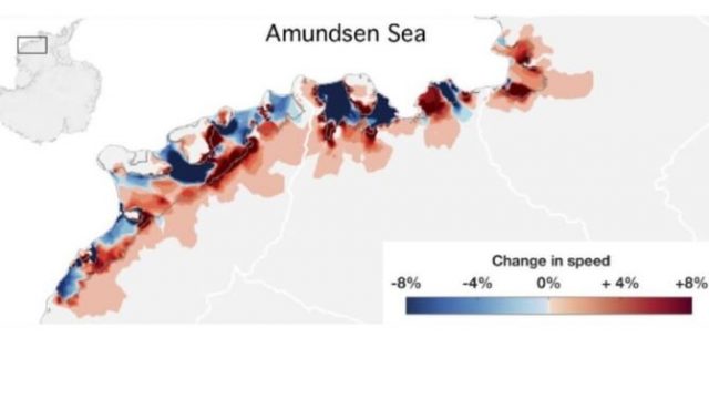First evidence that Antarcticas thinning ice shelves are causing more ice to move from the land into the sea First evidence that Antarcticas thinning ice shelves are causing more ice to move from the land into the sea