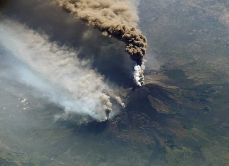 Forces from Earths spin may spark earthquakes and volcanic eruptions at Mount Etna