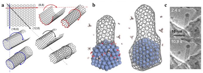 Growing carbon nanotubes with the right twist Growing carbon nanotubes with the right twist scaled