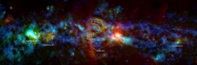 NASA maps inner Milky Way, sees cosmic ‘candy cane’ NASA maps inner Milky Way sees cosmic candy cane
