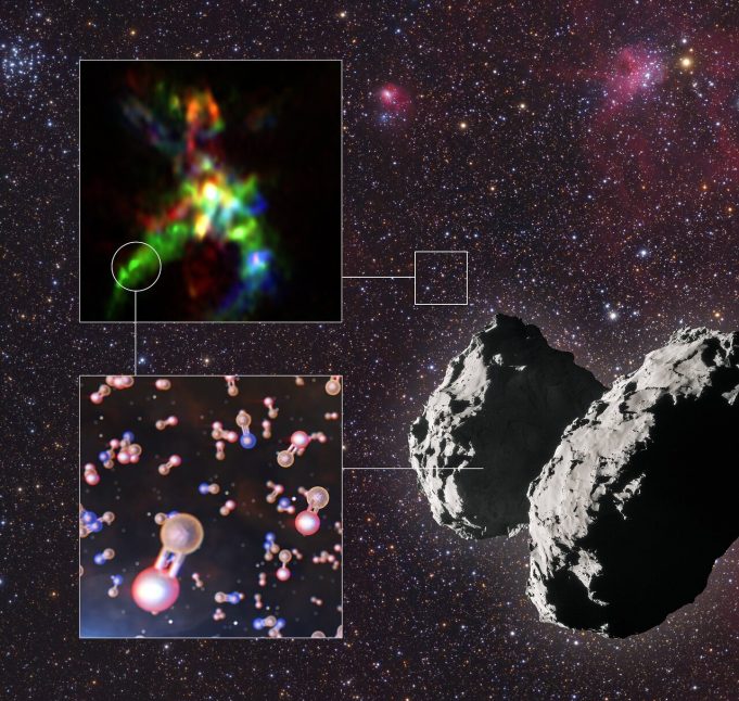 Astronomers reveal interstellar thread of one of lifes building blocks