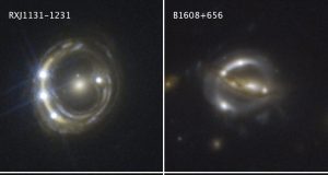 Cosmic magnifying glasses yield independent measure of universes expansion