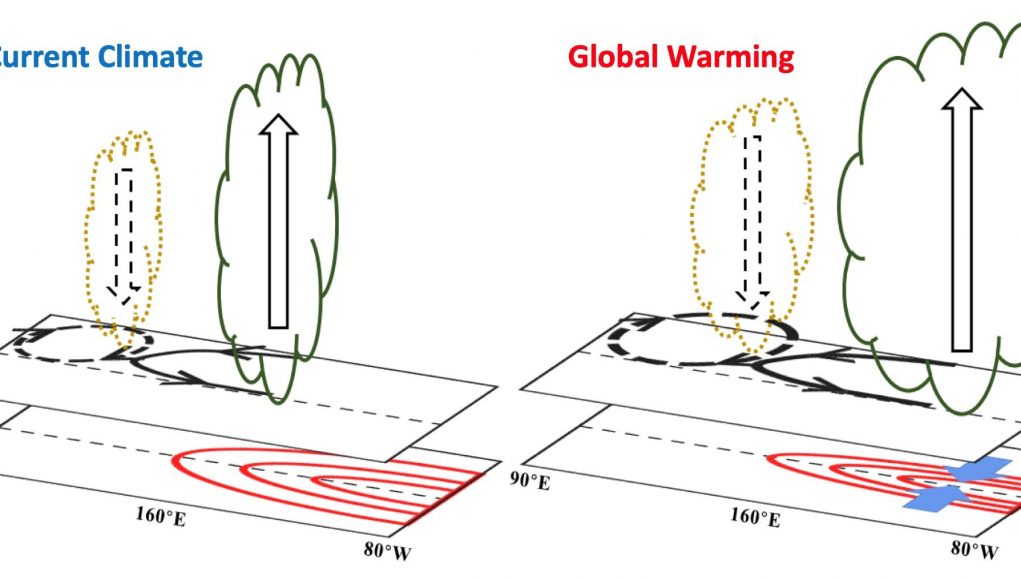 El Niño Southern Oscillation heat engine shifts eastward under global warming