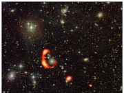 GMRT discovers a gigantic ring of hydrogen gas around a distant galaxy