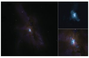 The turbulent life of two supermassive black holes caught in a galaxy crash The turbulent life of two supermassive black holes caught in a galaxy crash