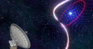 Astronomers witness the dragging of space time in stellar cosmic dance
