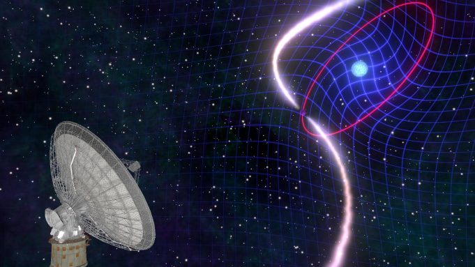 Astronomers witness the dragging of space-time in stellar cosmic dance Astronomers witness the dragging of space time in stellar cosmic dance