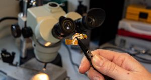 Using sound and light to generate ultra fast data transfer