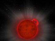 XMM Newton reveals giant flare from a tiny star scaled