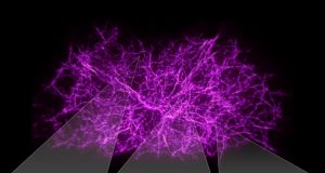 Astronomers use slime mold model to reveal dark threads of the cosmic web
