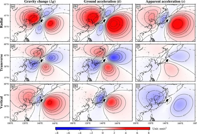 How earthquakes deform gravity
