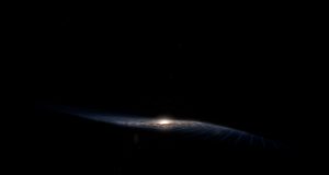 Milky Ways warp caused by galactic collision Gaia suggests scaled
