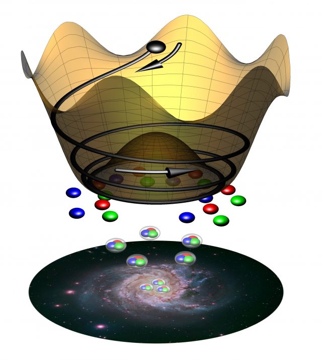 Paper sheds light on infant universe and origin of matter scaled