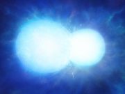 Two stars merged to form massive white dwarf scaled