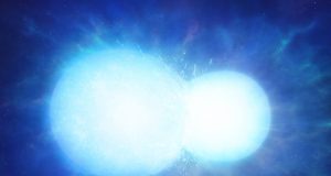 Two stars merged to form massive white dwarf scaled