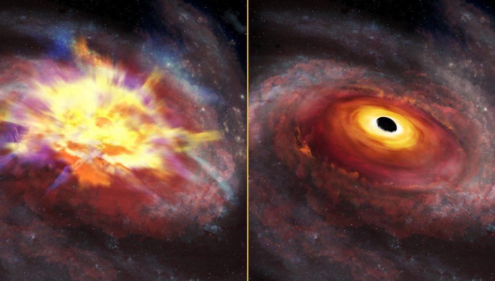 Cosmic tempest Astronomers detect most energetic outflow from a distant quasar scaled