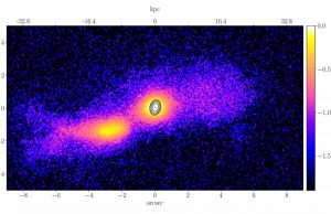 First-ever photo proof of powerful jet emerging from colliding galaxies First ever photo proof of powerful jet emerging from colliding galaxies