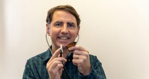 Human handling stresses young monarch butterflies