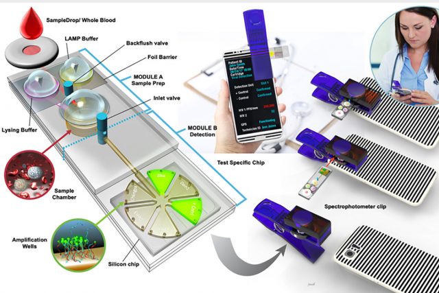 Inexpensive portable detector identifies pathogens in minutes Inexpensive portable detector identifies pathogens in minutes
