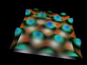 Researchers watch the dynamics of plasmonic skyrmions made from light on ultra smooth gold platelets for the first time