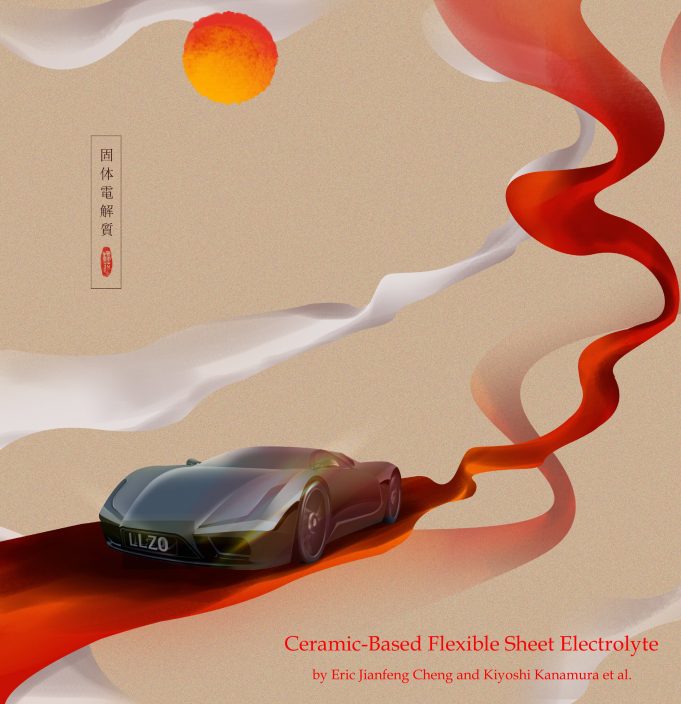 Simple method for ceramic based flexible electrolyte sheets for lithium metal batteries scaled