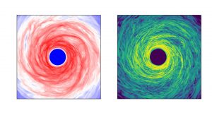 Simultaneous simulation of gravitation and magnetism of a protoplanetary disk