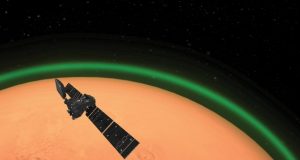 ExoMars spots unique green glow at the Red Planet