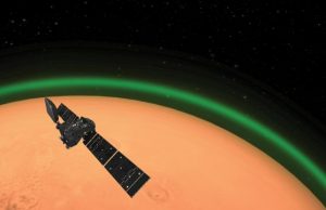 ExoMars spots unique green glow at the Red Planet ExoMars spots unique green glow at the Red Planet