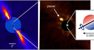 First measurement of spin orbit alignment on planet Beta Pictoris b