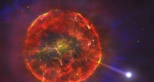 Blast sends star hurtling across the Milky Way