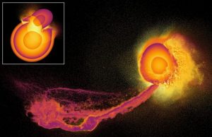 Supercomputer reveals atmospheric impact of gigantic planetary collisions