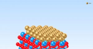 A touch of gold sends crystals electric with excitement