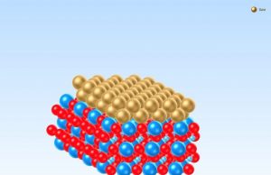 A touch of gold sends crystals electric with excitement