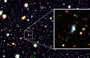 Machine learning finds a surprising early galaxy