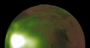 NASAs Maven observes Martian night sky pulsing in ultraviolet light