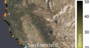 Satellite survey shows Californias sinking coastal hotspots