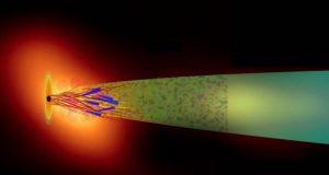 Spinning black hole powers jet by magnetic flux