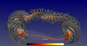 Promising computer simulations for stellarator plasmas 1