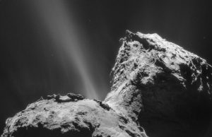 Rosetta spacecraft detects unexpected ultraviolet aurora at a comet 1