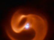 In the eye of a stellar cyclone Bizarre secrets of a ticking time bomb star
