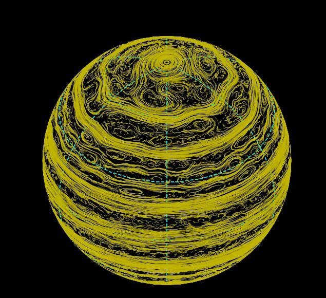 New 3 D model could explain the formation of a hexagon storm on Saturn