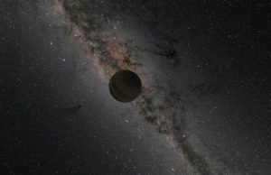 Rogue Earth mass planet discovered freely floating in the Milky Way without a star