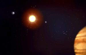 Simulations reveal that rocky super-Earths with thin atmospheres are often protected by a Jupiter-like planet Simulations reveal that rocky super Earths with thin atmospheres are often protected by a Jupiter like planet