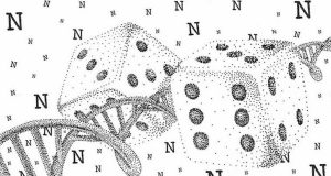 DNA molecules yield biochemical random number