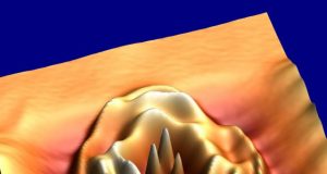 Direct visualization of quantum dots reveals shape of quantum wave function