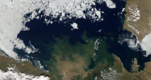 Rivers melt Arctic ice warming air and ocean