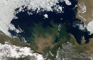 Rivers melt Arctic ice warming air and ocean