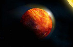 Supersonic winds rocky rains forecasted on lava planet