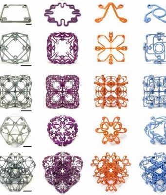 Versatile building blocks make structures with surprising mechanical properties